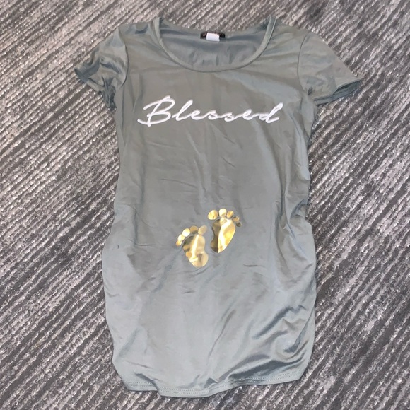 Blessed maternity tshirt - Picture 1 of 4